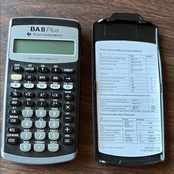 Texas Instruments BA II Plus Calculator - Picture 1 of 1